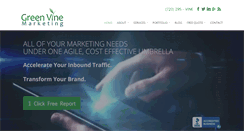 Desktop Screenshot of greenvinemarketing.com